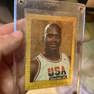 1984 skybox portrait USA basketball Shaquille O’Neal